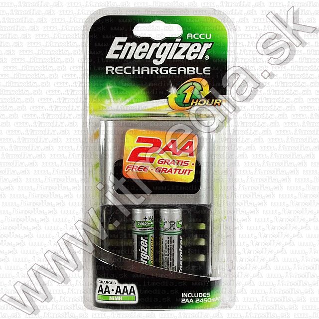 Image of Energizer Quick battery charger QUATTRO + 2xAA free (IT8623)